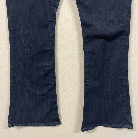 Old Navy Women's Size 14 Wide-Leg Dark Blue Jeans Relaxed Fit - Picture 6 of 7